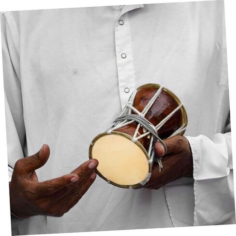 2pcs Goat Drum Skin Replacement Authentic Djembe Congo Drum Head Covers for Enhanced Sound Quality Durability for Percussion Instrument Repair in Saudi Arabia