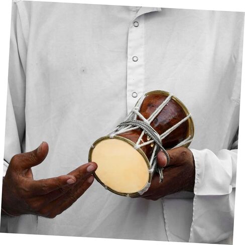 BESPORTBLE 2pcs Goat Skin Drum Head Replacement Compatible User Friendly Installation for Djembe and Congo Drums Authentic Sound Quality in Saudi Arabia