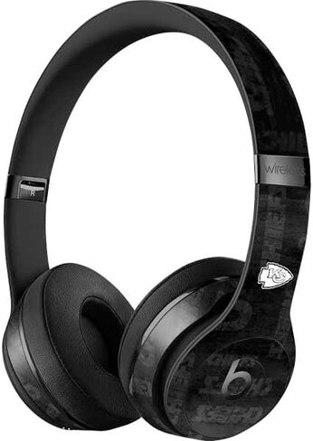 Skinit Decal Audio Skin Compatible with Beats Solo 3 Wireless - Officially Licensed NFL Kansas City Chiefs Team Motto Design in Saudi Arabia
