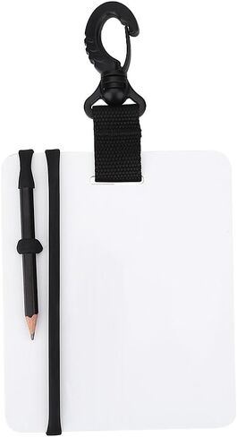 Akozon Underwater Writing Slate Board with Clip Replaceable Pencil Ideal for Diving Swimming Water Sports in Saudi Arabia