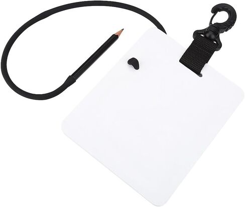 Akozon Underwater Writing Slate Board with Clip Replaceable Pencil Ideal for Diving Swimming Water Sports in Saudi Arabia