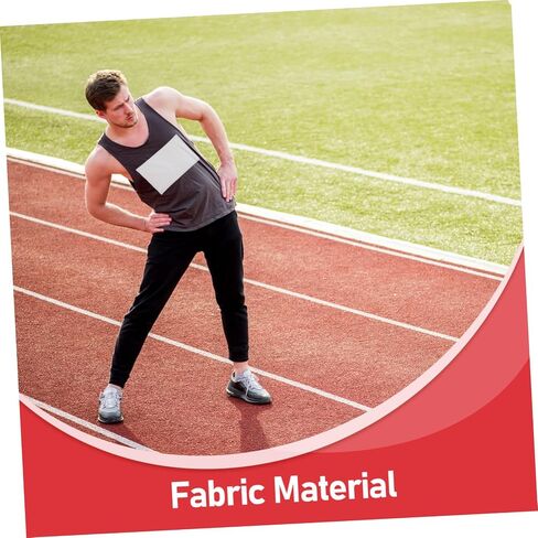 Hemoton 10-Pack Athletic Race Bibs for Running Blank Number Bibs Made of Sturdy Fabric for Marathons and Sports Events in Saudi Arabia