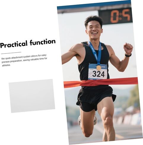 VICASKY Race Bibs for Marathon Track Events Weatherproof Design for Enhanced Performance Quick Attachment System in Saudi Arabia