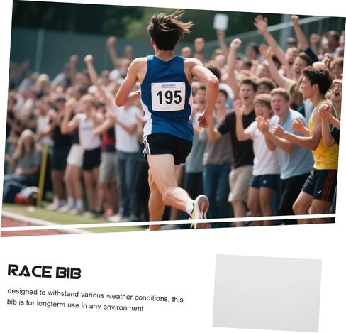 VICASKY Race Bibs for Marathon Track Events Weatherproof Design for Enhanced Performance Quick Attachment System in Saudi Arabia