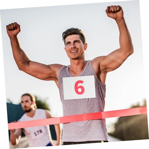 صدريات جري فارغة مع دبابيس أمان، علامات أرقام السباق القابلة لإعادة الاستخدام للأحداث الرياضية الماراثونية، سهلة التركيب in Kuwait