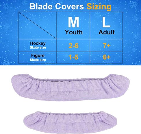 Coolrunner Ice Skate Blade Covers, Sports Blade Cover Skate Blade Protector for Hockey Skates, Figure Skates and Ice Skates in Saudi Arabia