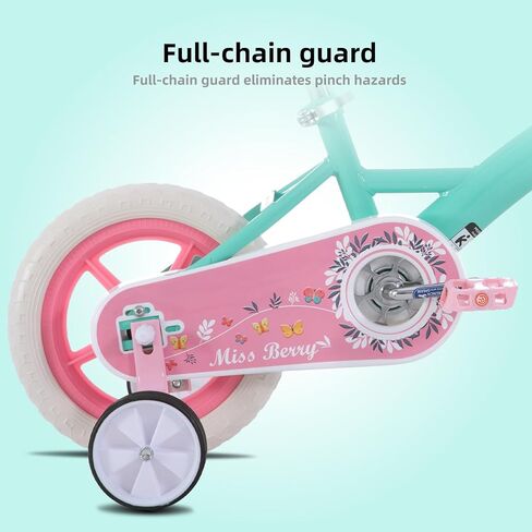 KEANO Voyager 10 12 Inch Kids Bike for Boys and Girls Ages 1-4 Years, Toddler Bike with Training Wheels & Basket, Detachable Parent Push Handle, Children Bicycle in Saudi Arabia