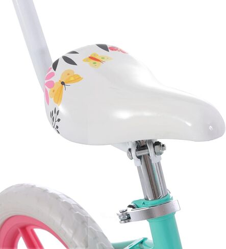 KEANO Voyager 10 12 Inch Kids Bike for Boys and Girls Ages 1-4 Years, Toddler Bike with Training Wheels & Basket, Detachable Parent Push Handle, Children Bicycle in Saudi Arabia