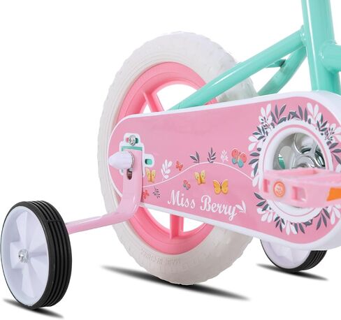 KEANO Voyager 10 12 Inch Kids Bike for Boys and Girls Ages 1-4 Years, Toddler Bike with Training Wheels & Basket, Detachable Parent Push Handle, Children Bicycle in Saudi Arabia