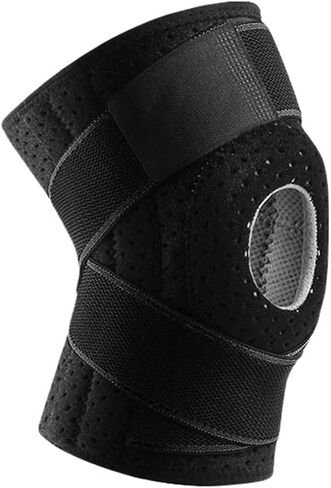 Wheel Speed Sensor Fitness Kneepad Bandage Pressurized Elastic Knee Pads Joints Sports Gear ABS Wheel Speed Sensor Front(AB051-GY) in Saudi Arabia