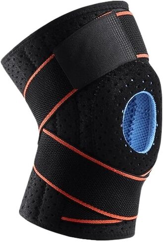 Wheel Speed Sensor Fitness Kneepad Bandage Pressurized Elastic Knee Pads Joints Sports Gear ABS Wheel Speed Sensor Front(AB051-GY) in Saudi Arabia