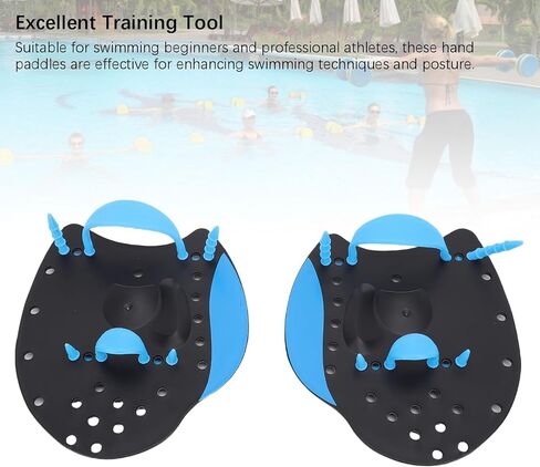 Swimming Hand Paddles, Silicone Polypropylene Hand Fin Flipper Paddle, Adjustable Strap Swimming , Water Resistances Equipment for Swim Training in Saudi Arabia