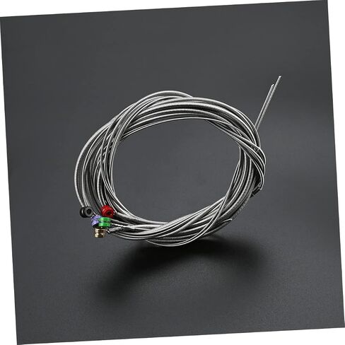 Vaguelly Colorful Head Stainless Steel Bass Strings Set 5-String Musical Instrument Parts Sturdy Replacement for Electric Bass Guitars in Saudi Arabia