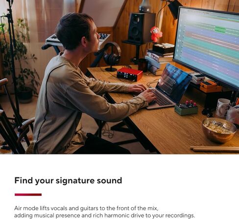 Focusrite Scarlett 4i4 4th Gen USB Audio Interface – Studio-Quality Recording for Musicians & Creators with Software Bundle (Renewed) in Saudi Arabia