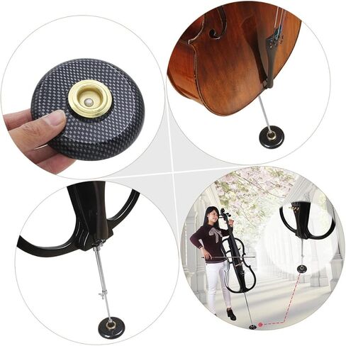 Rubber Cello Mat Non Slip Accessory for Cello Lovers Compact Lightweight for Polished and Carpeted Floors Stylish Design for Enhanced Stability in Saudi Arabia