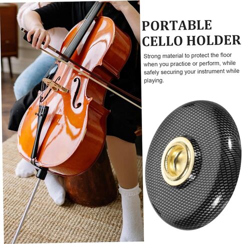 Rubber Cello Mat Non Slip Accessory for Cello Lovers Compact Lightweight for Polished and Carpeted Floors Stylish Design for Enhanced Stability in Saudi Arabia