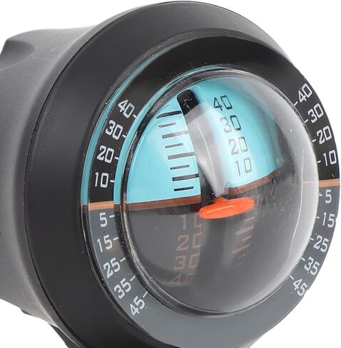Car Inclinometer Level Tilt, Indicator Gradient Balancer Tool for Vehicle Self Driving Supplies with Adjustable Viewing Angle, Easy to Use ABS Material in Saudi Arabia