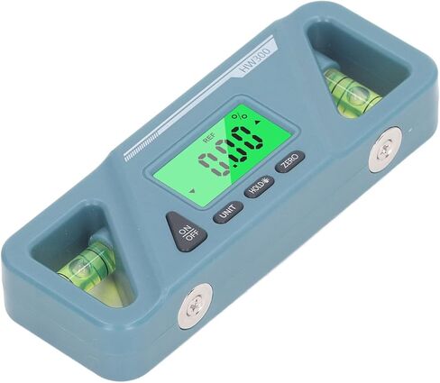 Yunir Multifunctional Digital Inclination Meter - Long Tractor for Woodworking, Compact and Portable Level - Tool for Precise Measurement, for Carpenter and, ABS Material in Saudi Arabia
