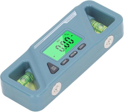 Yunir Multifunctional Digital Inclination Meter - Long Tractor for Woodworking, Compact and Portable Level - Tool for Precise Measurement, for Carpenter and, ABS Material in Saudi Arabia
