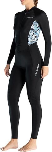 Colaxi Adults Women Wetsuit Diving Suit Sun Protection Jumpsuit Front Zip Breathable Wet Suit Swimsuit for Free Diving Summer Spring in Saudi Arabia