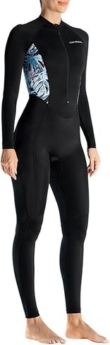 Colaxi Adults Women Wetsuit Diving Suit Sun Protection Jumpsuit Front Zip Breathable Wet Suit Swimsuit for Free Diving Summer Spring in Saudi Arabia