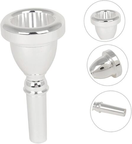 Vaguelly Premium Plated Tuba Mouthpiece Cnc Precision Tuba Accessory for Students Professionals Durable Easy to Clean Tuba Part Elegant Design for Enhanced Performance in Saudi Arabia