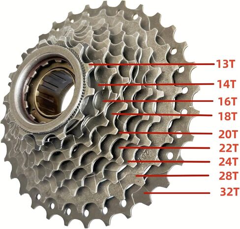 Bike Threaded Flywheel 8/9 Speed Bicycle Freewheel 13-32T Bike Sprocket in Saudi Arabia