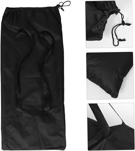 حقيبة كتف محمولة على شكل لوح تزلج مع أشرطة قابلة للطي على ظهر لوح التزلج للسفر وحامل لوح التزلج الطويل بسعة كبيرة ومقابض مريحة in Kuwait