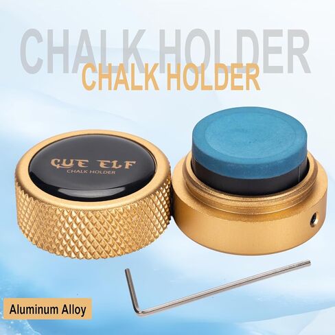Round Pool Chalk Holder Pool Cue Chalk Holder Pool Billiards Accessories Portable Mini Chalk Case Pool Table Accessory in Saudi Arabia