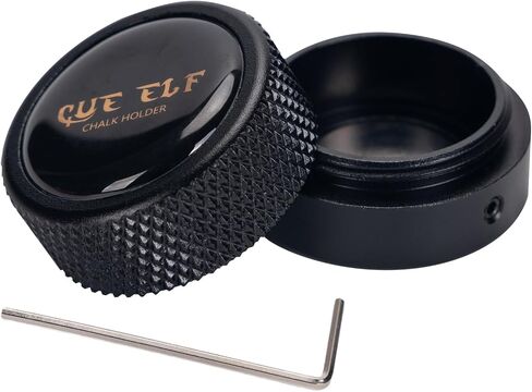 Round Pool Chalk Holder Pool Cue Chalk Holder Pool Billiards Accessories Portable Mini Chalk Case Pool Table Accessory in Saudi Arabia