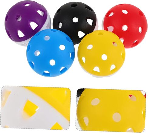 VANZACK 5pcs Eva Indoor Practice Golf Soft Hollow for Golf and Pickleball Training for Indoor and Outdoor Use in Saudi Arabia