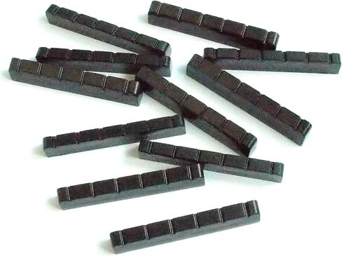 10 قطع من صواميل الجيتار الكلاسيكي بلاستيك 52.5 × 6 × 9.3-8.8 أسود in Kuwait