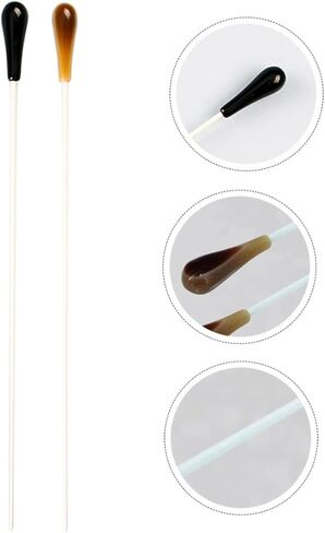 Vaguelly 2pcs Colorful Conductor for Concerts Resin Music Performance Sticks Portable Conducting Accessories in Saudi Arabia