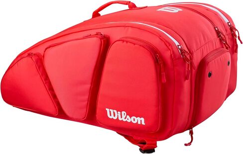 WILSON Super Tour Red Pickleball Bag - Red/White in Saudi Arabia