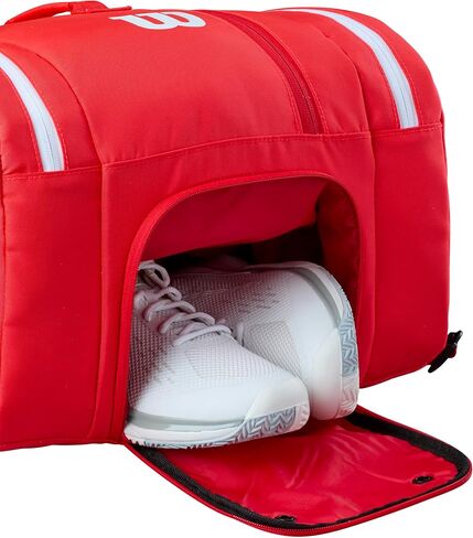 WILSON Super Tour Red Pickleball Bag - Red/White in Saudi Arabia
