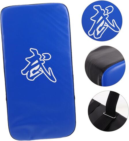Yardwe Taekwondo Kick Pad Thick PU Thigh Striking Shield Kicking Shield for Martial Arts Karate Kickboxing Training Blue Suitable for Personal and Professional Use in Saudi Arabia