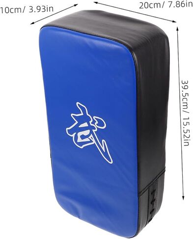 Yardwe Taekwondo Kick Pad Thick PU Thigh Striking Shield Kicking Shield for Martial Arts Karate Kickboxing Training Blue Suitable for Personal and Professional Use in Saudi Arabia