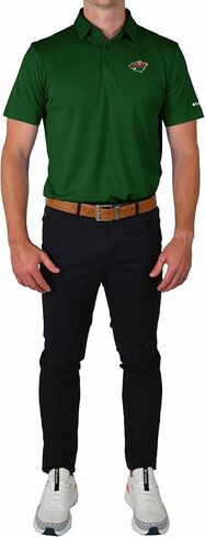 Columbia Minnesota Wild Golf Men's Casual Lightweight Drive Polo in Saudi Arabia