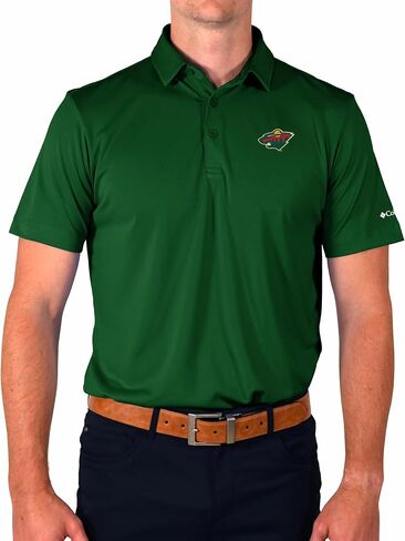 Columbia Minnesota Wild Golf Men's Casual Lightweight Drive Polo in Saudi Arabia