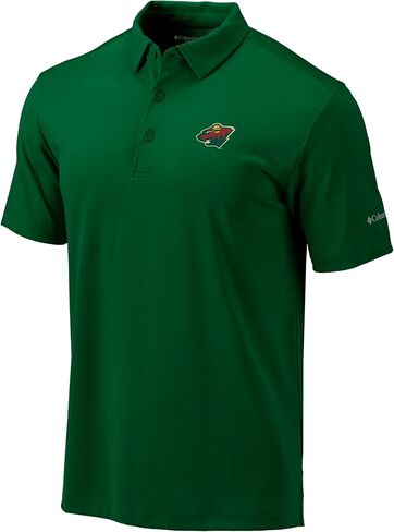 Columbia Minnesota Wild Golf Men's Casual Lightweight Drive Polo in Saudi Arabia