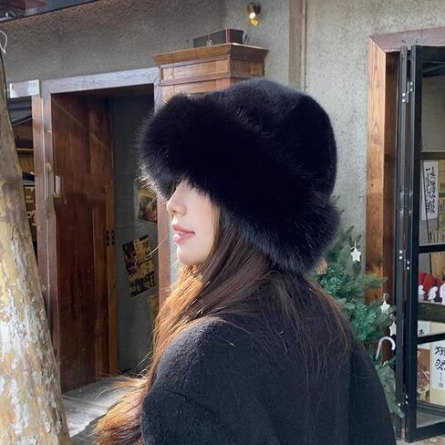 Women's Winter Trapper Hat Warm Ear Flap Design with Windproof Thermal Feature,Ideal for Outdoor Activities,Daily Commute Black in Saudi Arabia