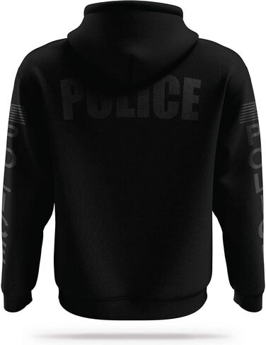 POLICE Utility Hoodie - USA Patriotic Apparel - 100% Polyester for Odor Free, Moisture-Wicking Quick Dry Comfort. in Saudi Arabia