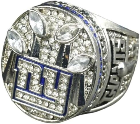 TREASURE 2011 NewYorkCity FOOTBALL CHAMPIONSHIP RING GaintTM & LUXURY TRANSPARENT BOX LEGEND VICTORIOUS RARE SPORTS FAN GIFT SERIES - HOLIDAY SHOW COLLECT in Saudi Arabia
