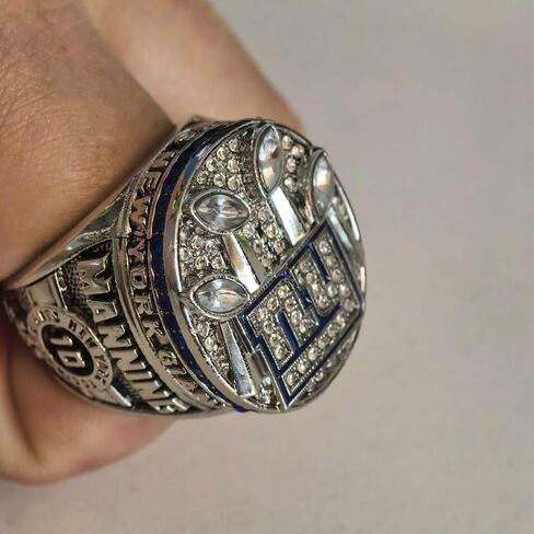 TREASURE 2011 NewYorkCity FOOTBALL CHAMPIONSHIP RING GaintTM & LUXURY TRANSPARENT BOX LEGEND VICTORIOUS RARE SPORTS FAN GIFT SERIES - HOLIDAY SHOW COLLECT in Saudi Arabia
