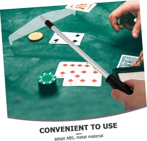 Vaguelly Telescopic Poker Chip Rake and Collector Tool for Gathering for Poker Games and Compact and Portable Design in Saudi Arabia