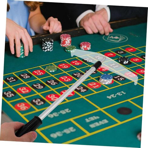 Vaguelly Telescopic Poker Chip Rake and Collector Tool for Gathering for Poker Games and Compact and Portable Design in Saudi Arabia