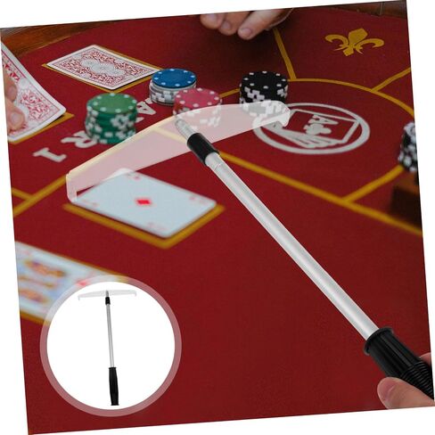 Vaguelly Telescopic Poker Chip Rake and Collector Tool for Gathering for Poker Games and Compact and Portable Design in Saudi Arabia
