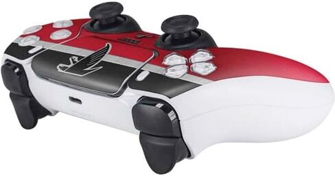 Skinit Decal Gaming Skin Compatible with PS5 Controller - Officially Licensed NFL Atlanta Falcons Design in Saudi Arabia