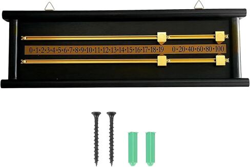 OVARIA Shuffleboard Scoreboard Wall Mount Snooker Scoreboard, Wood Billiard Scoring Accessories, Scoreboard Game Supplies, Score Keeper for Snooker Billiard Lovers in Saudi Arabia