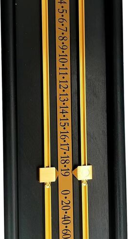 OVARIA Shuffleboard Scoreboard Wall Mount Snooker Scoreboard, Wood Billiard Scoring Accessories, Scoreboard Game Supplies, Score Keeper for Snooker Billiard Lovers in Saudi Arabia